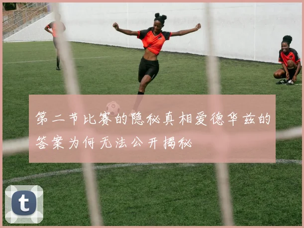 第二节比赛的隐秘真相爱德华兹的答案为何无法公开揭秘
